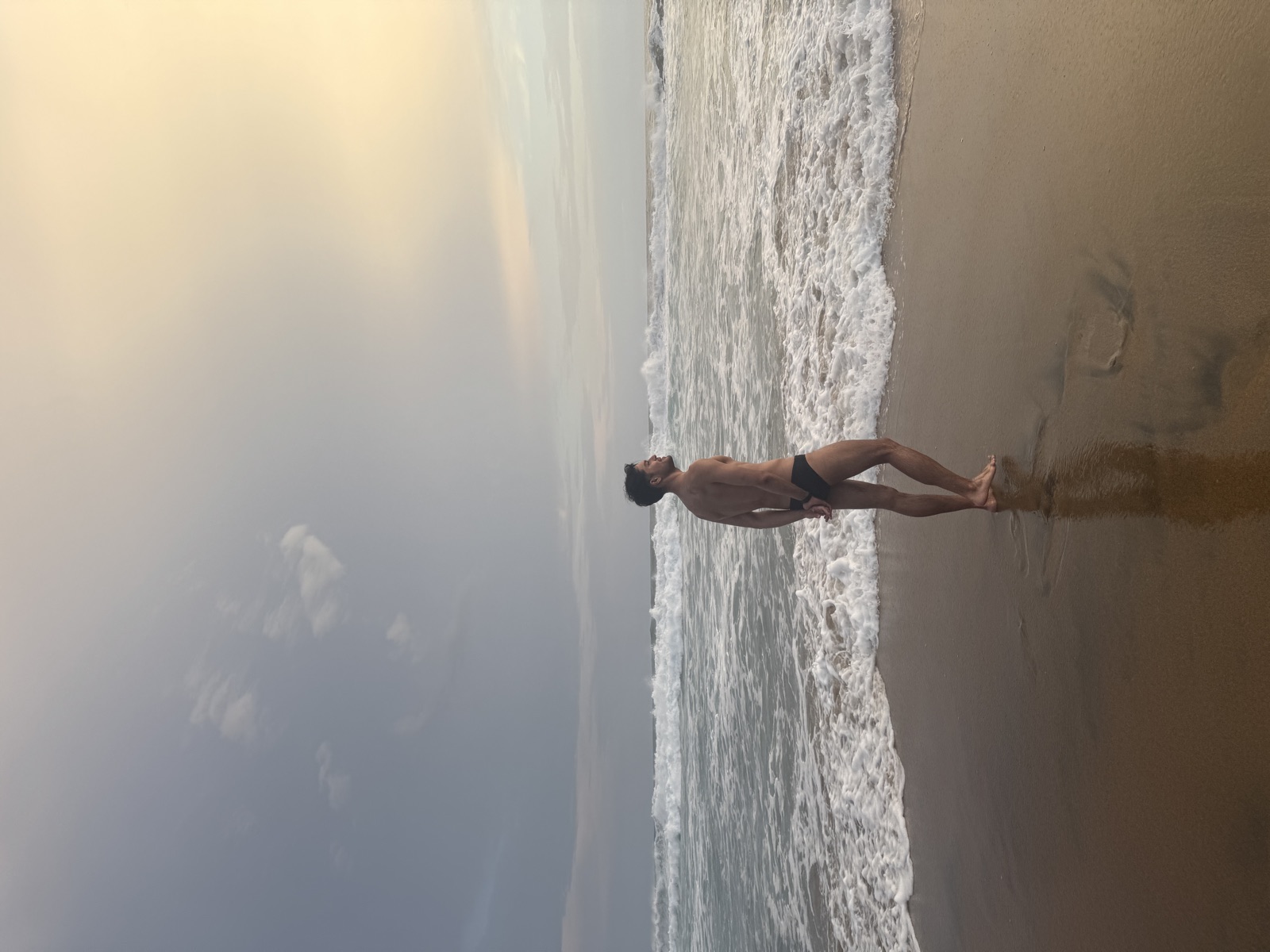 A beach day in Mexico.