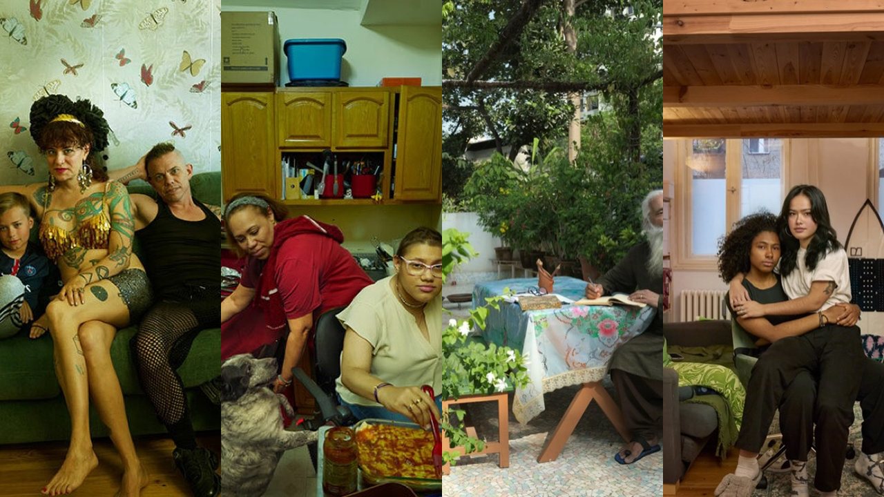 Portraits of diverse households.