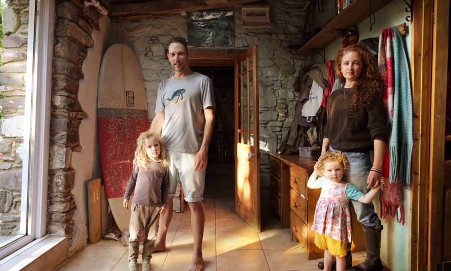 François Beyers and family, Wales.